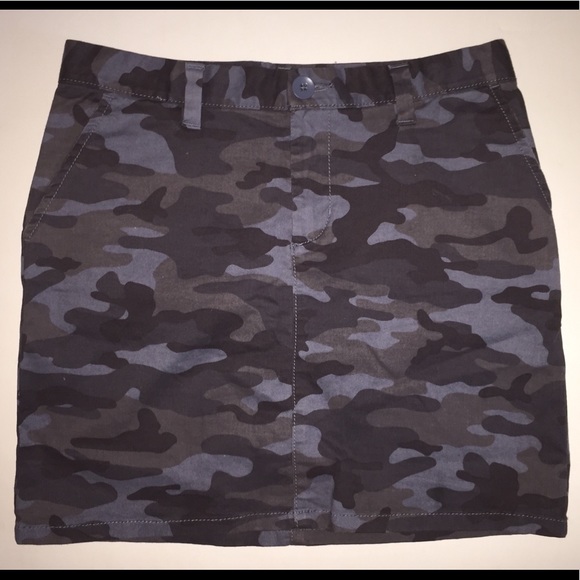 NWT Gap Kids Camo skirt Cardigan Sweater Lot 14 16 - Picture 2 of 5